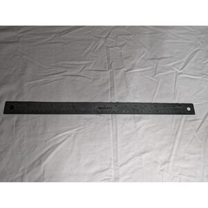 Vintage Westcott Stainless Steel metal 18"‎ ruler measuring stick